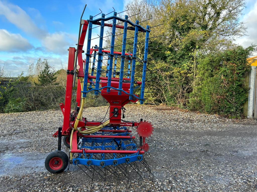 Used Opico 6m Grass Harrows