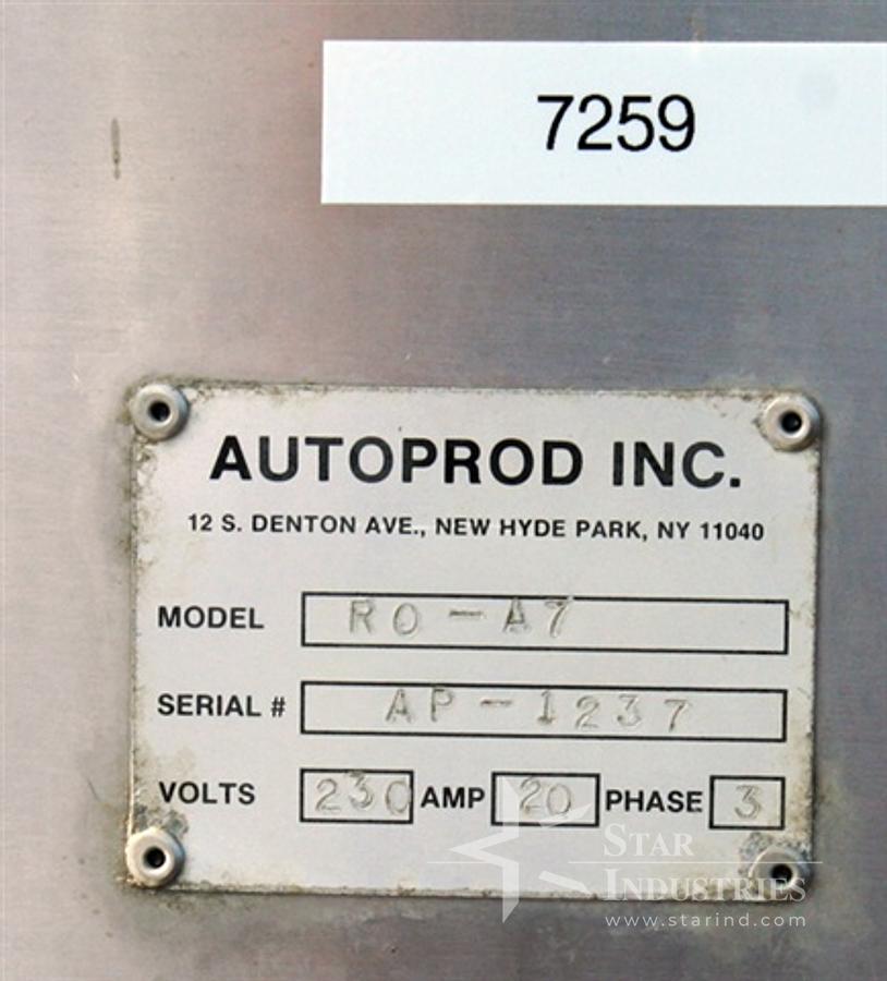Used Autoprod Twin Piston Filler/Capper, Model RO-A7