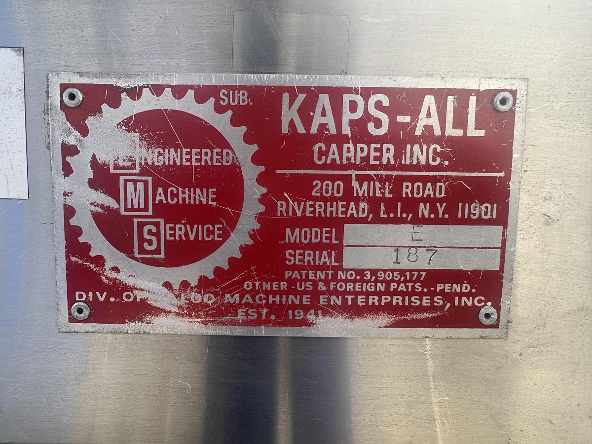 Used KAPS -ALL Capper Model E