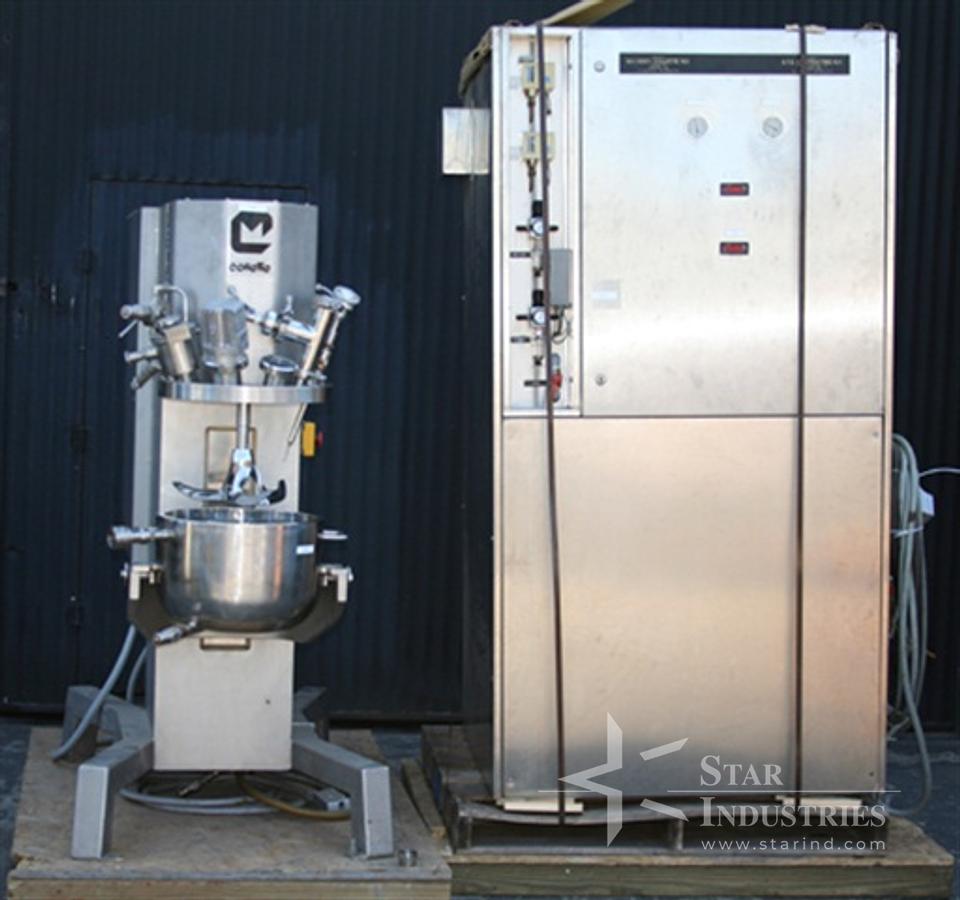 Used Collette Gral 25 Pro Vacuum Mixer/Granulator/Dryer w/ Solvent Recovery