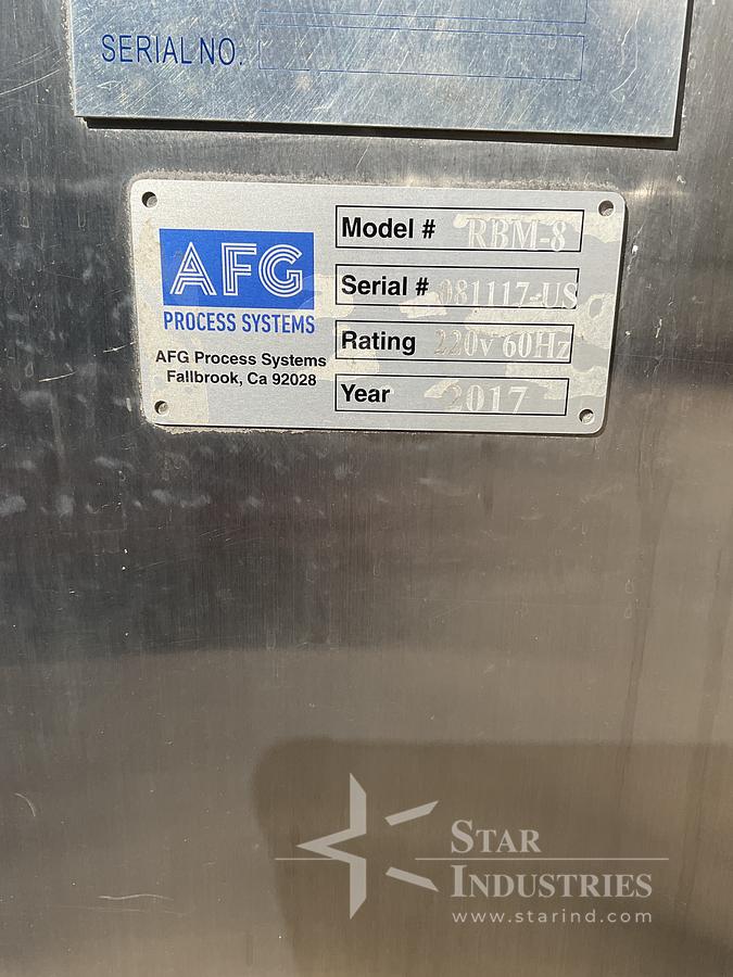 Used AFG Process Systems RBM-8 Bag Filler And Sealer With Overhead Scale