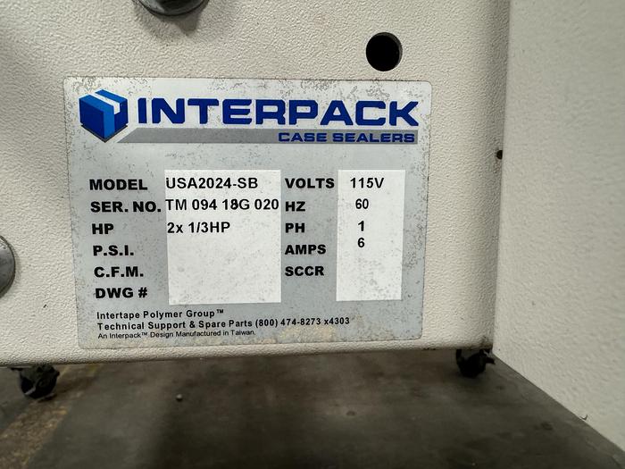 Used IPG Interpack Case Taper