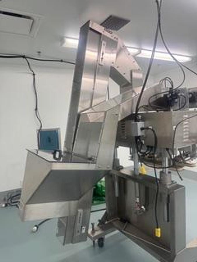 Used Sure Kap Inline Capper with Elevator