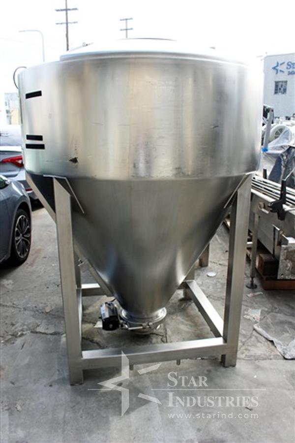 Used 1800 liter Bohle s.s. Bin