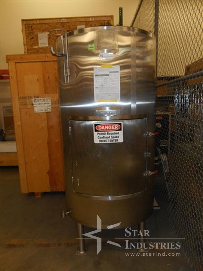 Used 1000 Liter Stainless Technology Jacketed Bag Vessel