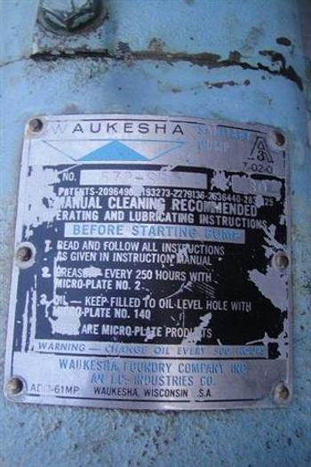 Used Waukesha Model 30 Pump