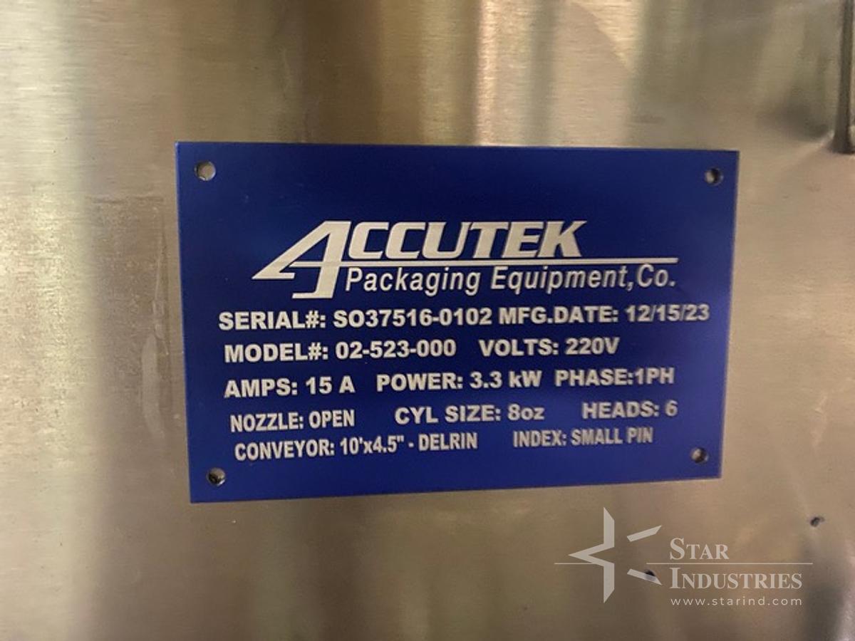 Used Filler, Accutek AVF 6-8 Filling System