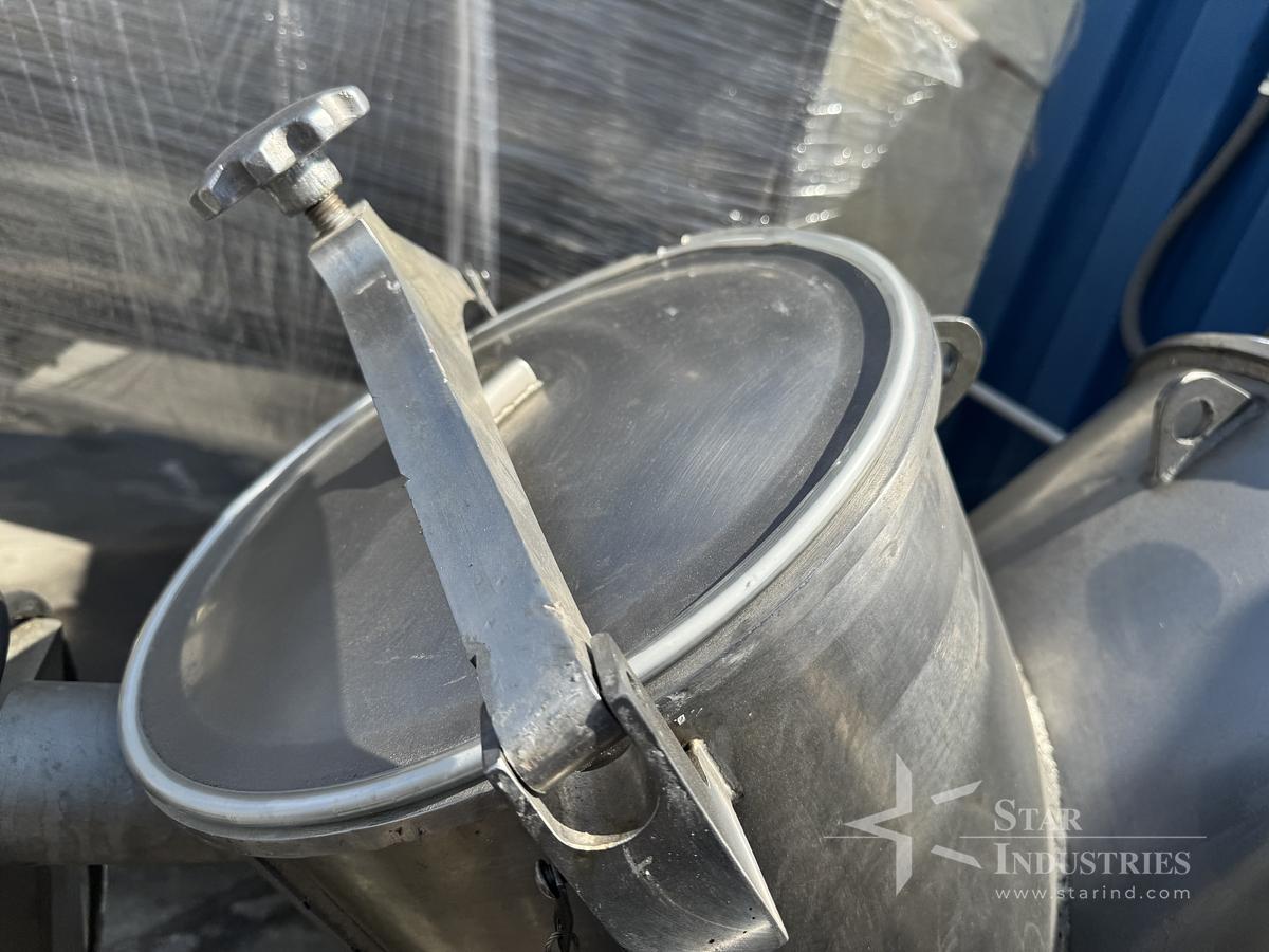 Used 2 c.f. S.S. Patterson-Kelley V-blender/Twin Shell Mixer