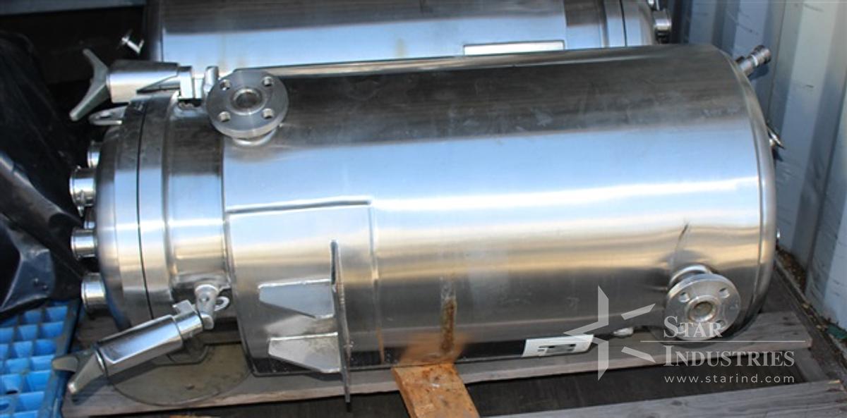 Used 50 Liter Allegheny Bradford Jacketed, Stainless Receiver