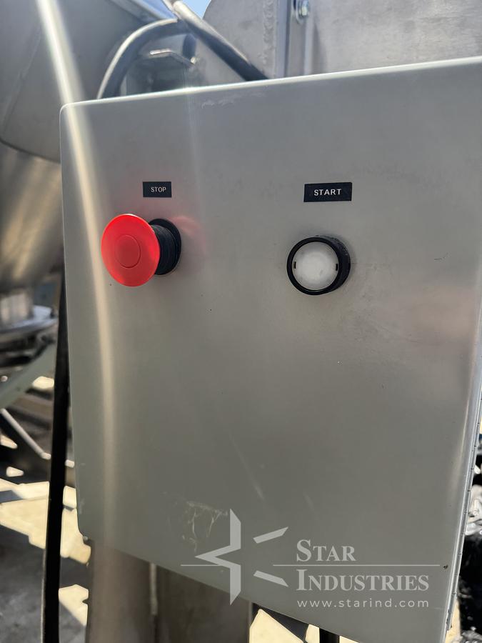 Used 2 c.f. S.S. Patterson-Kelley V-blender/Twin Shell Mixer