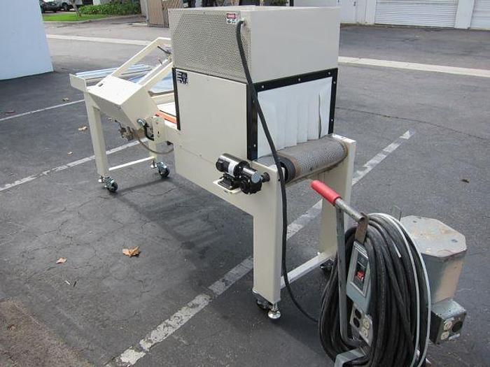 Used Belco L Bar Sealer with heat tunnel