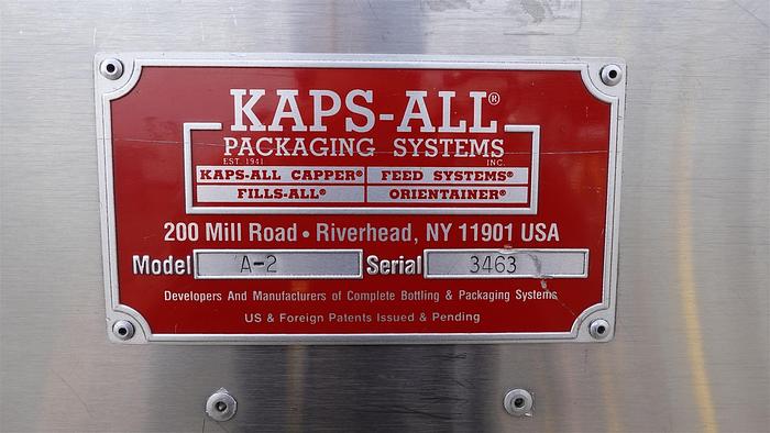 Used Kaps-All Model A-2 Capper