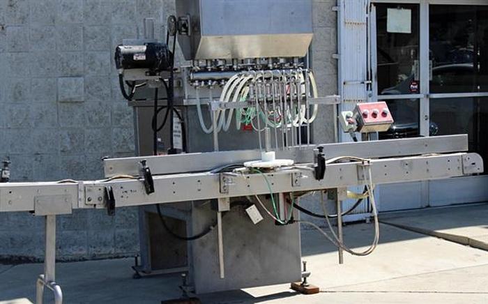 Used Pack West 8 Station Piston Filler