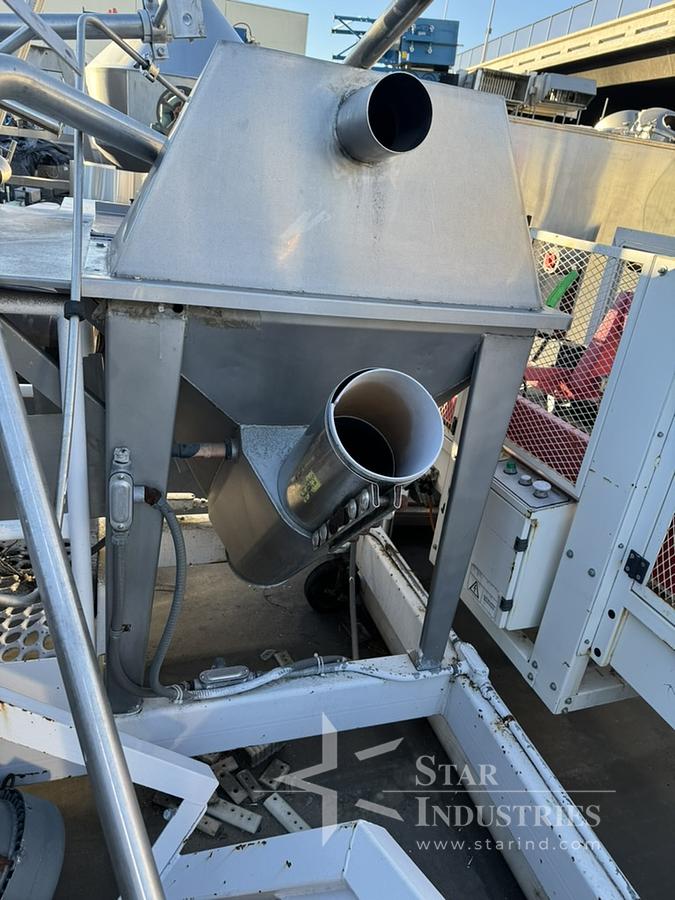 Used Flexicon Feeder w/ 7" x 20' Tube w/ S.S. Screw