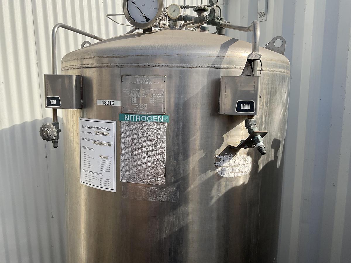 Used Approx. 350 gallon S.S. Nitrogen Reactor