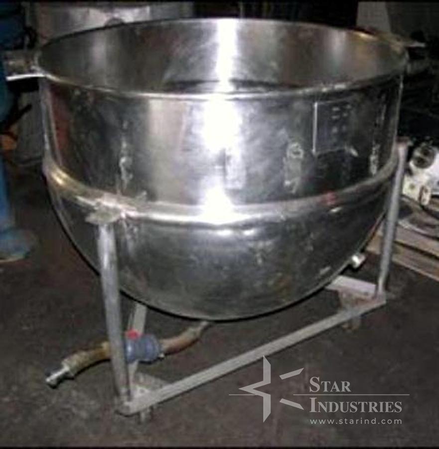 Used 150 GAL NEASE SINGLE MOTION KETTLE