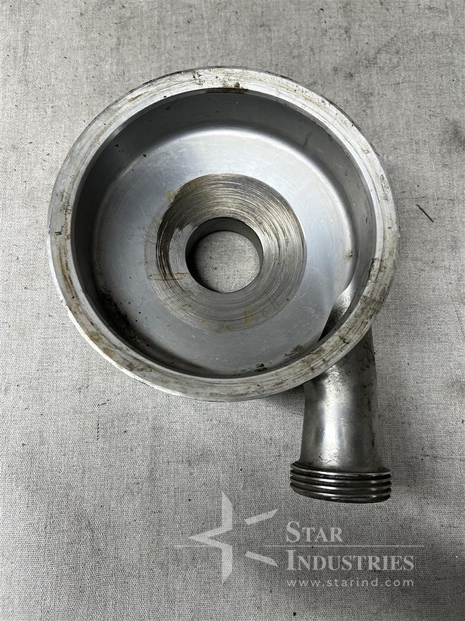 Used Stainless Steel 90-Degree Liquid Transfer