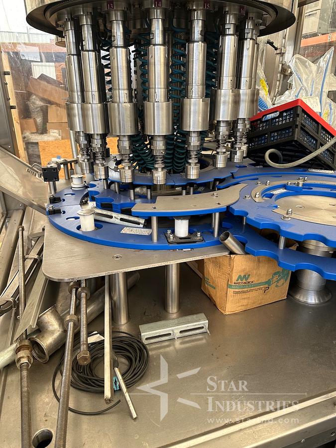 Used Zalkin Rotary Filler/Capper with Feeder