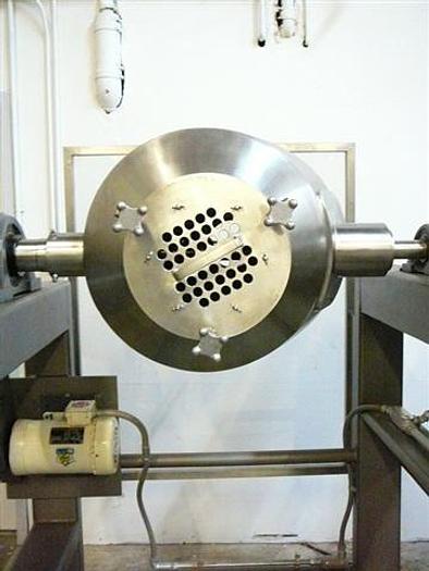 Used Gemco Model DD 3 c.f. s.s. Slant-cone Blender with liquids-Solids Bar