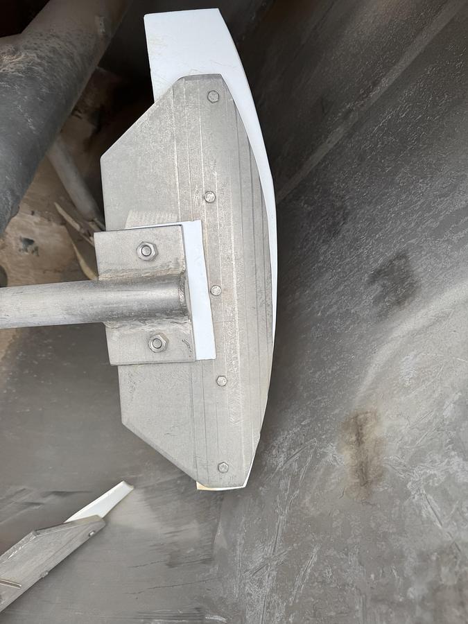 Used Used approximately 65 c.f. S.S. Aaron Paddle Mixer