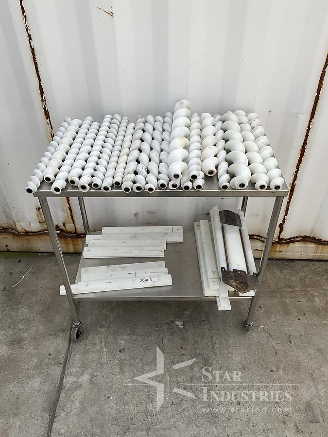Used Bottle Screw Feeders w/ attachments (sizes vary)