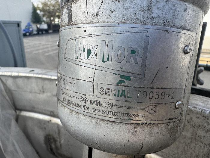 Used Tank, 800-Gallon, Stainless Steel, Agitated, MIX-MOR Mixer