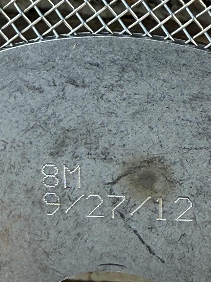 Used Vibratory Round & Circular Separator Screen 60" Dia 8 Micron