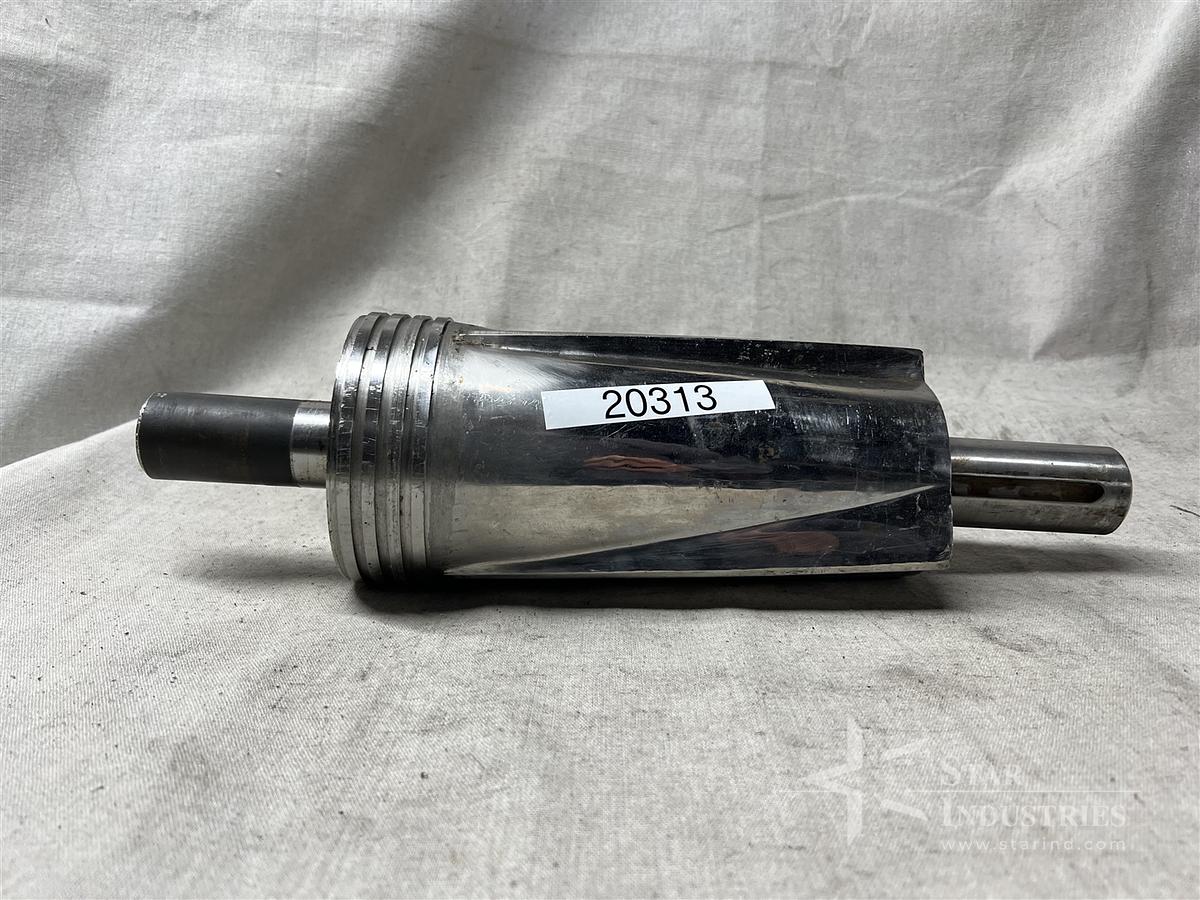 Used Stainless Steel Mixing Shaft for a Powder Grinder