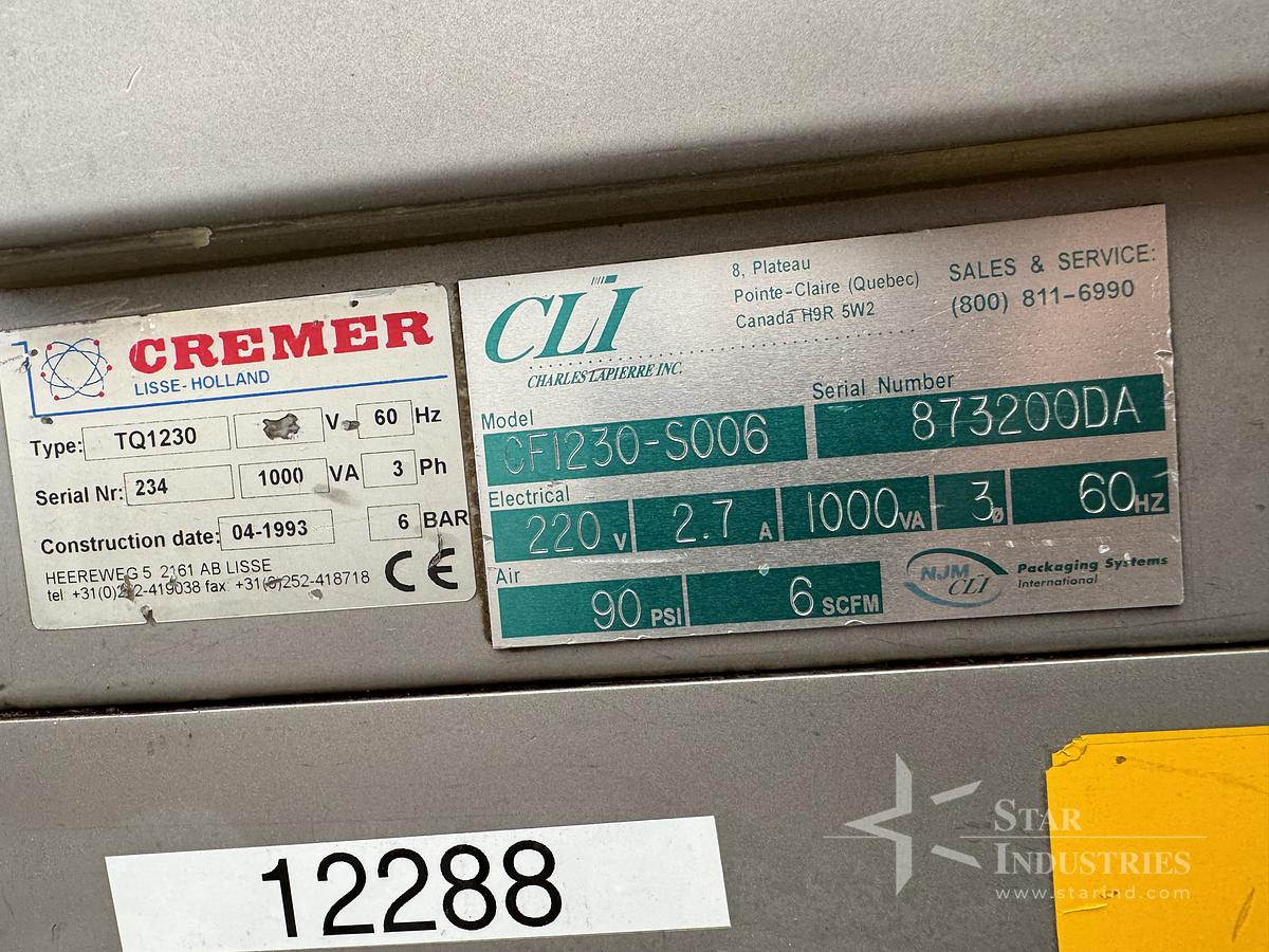 Used Cremer 1230 Tablet Counter