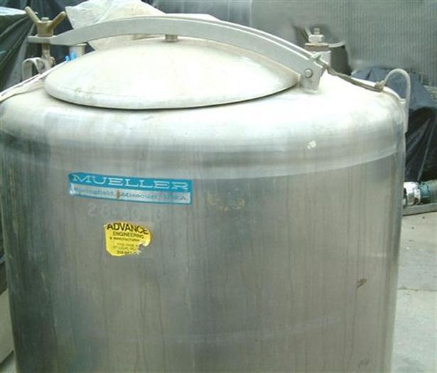 Used 200 gallon Mueller s.s. Storage Tank