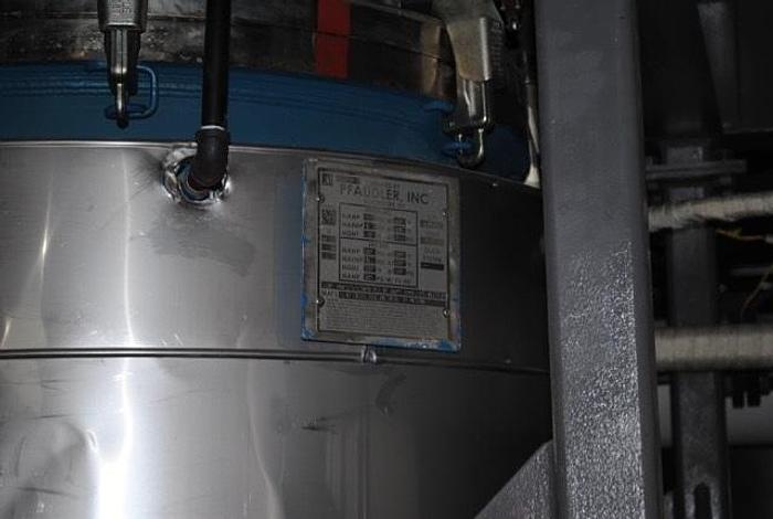 Used 51.2 Sq. Ft. Pfaudler Wiped Film Evaporator