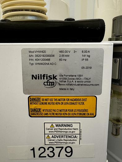 Used Nilfisk VHW420 Dust Collector