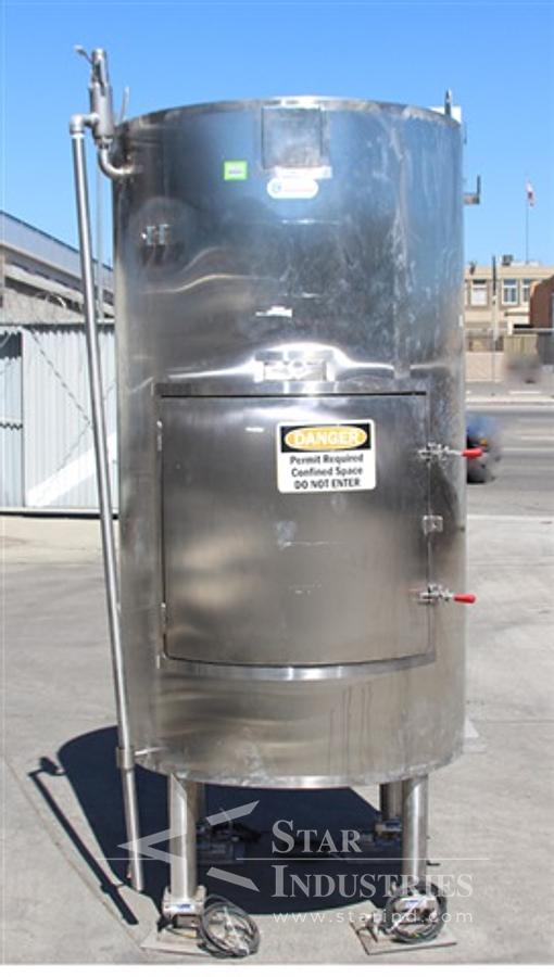 Used 1000 Liter Stainless Technology Jacketed Bag Vessel