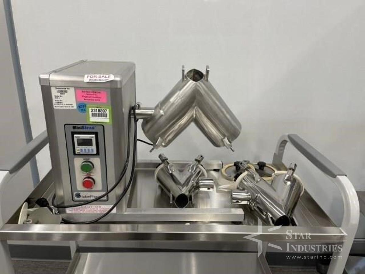 Used Globe Pharma MNB-1 Mini Blend V-Blender