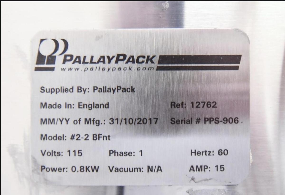 Used  Pallay Pack #2-2 BFnt  Tablet Counting Machine