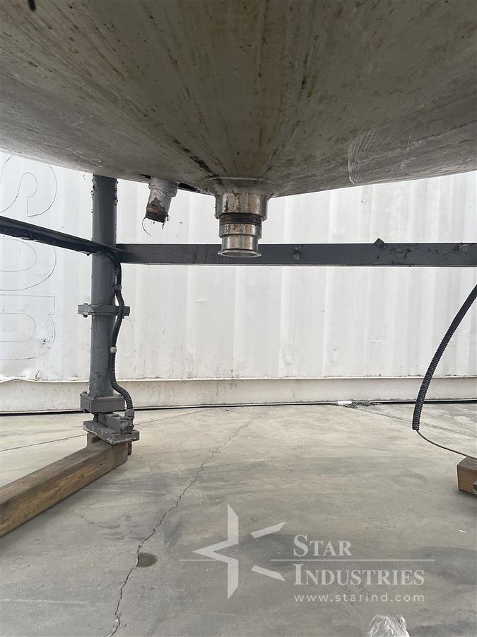 Used 1,500 Gallon Jacketed S.S. Tank