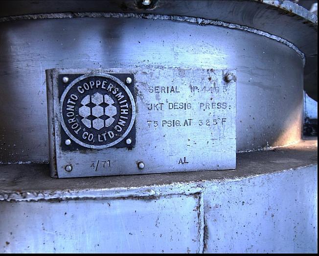 Used Tank, 750 Gallon, Stainless Steel, Jacket, Agitated