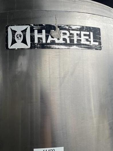 Used 600 gallon Hartel Stainless Steel Insulated Tank