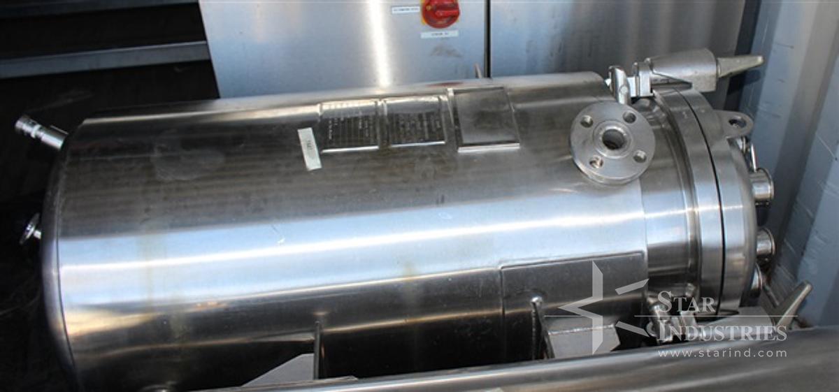Used 50 Liter Alleghany Bradford Jacketed, Stainless Receiver