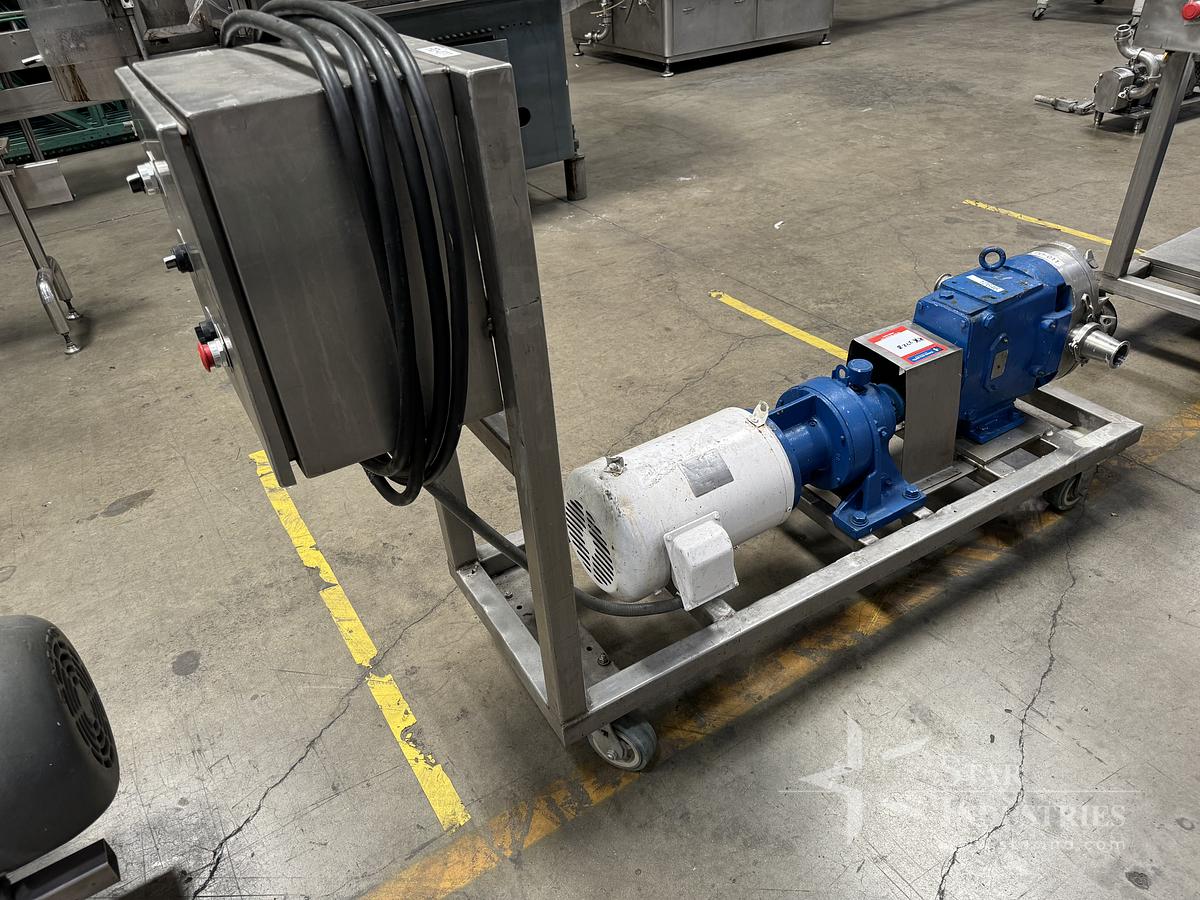 Used Liquid transfer Pump with 10HP Sterling Electric Motor