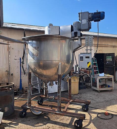 Used Kettle, 360-Gallon, Stainless Steel, Agitated, Lee Industries