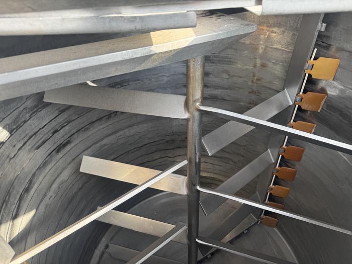 Used Tank, 500-Gallon, Stainless Steel, Dbl Motion Agitated, Jacketed, Lee,