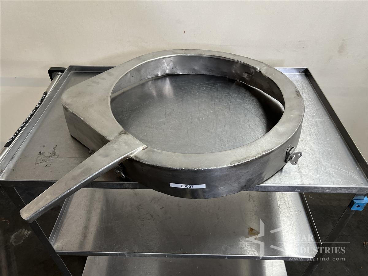 Used Metal Cover w/Hole