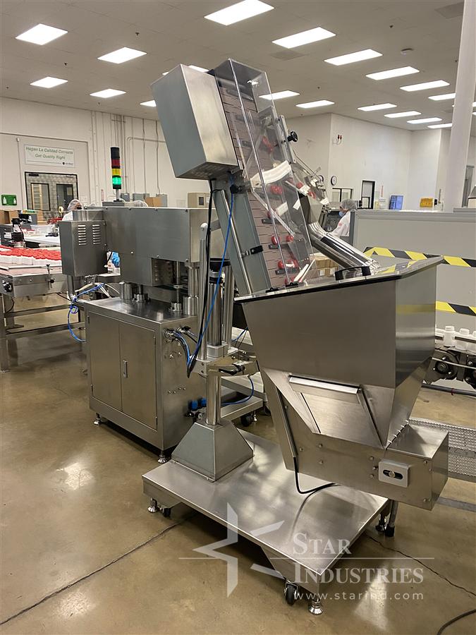 Used Pharma Pack Capper w/ Elevator