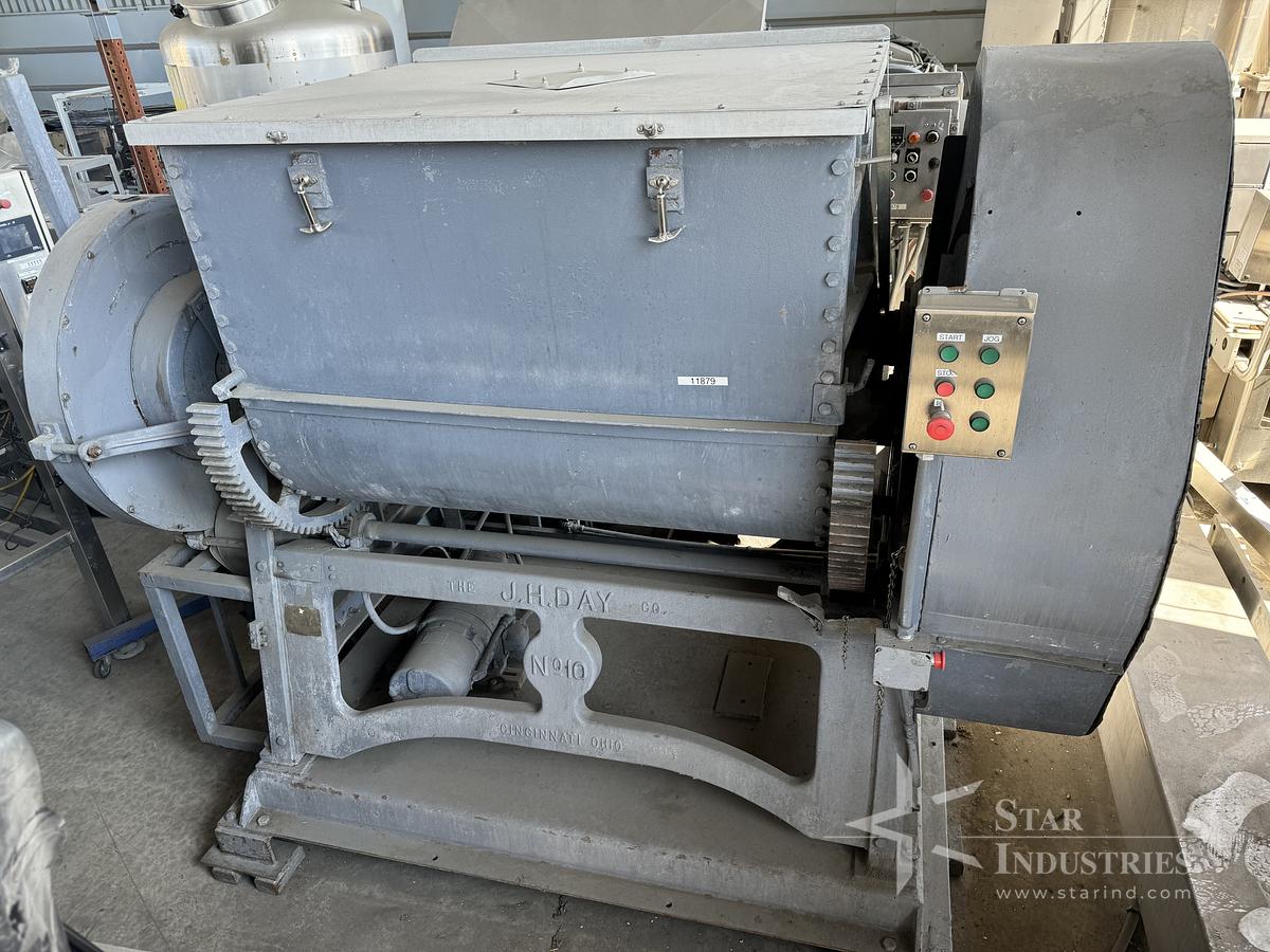 Used J.H. Day S.S. Sigma Blade, 36 cu. ft. working capacity, 30 h.p.