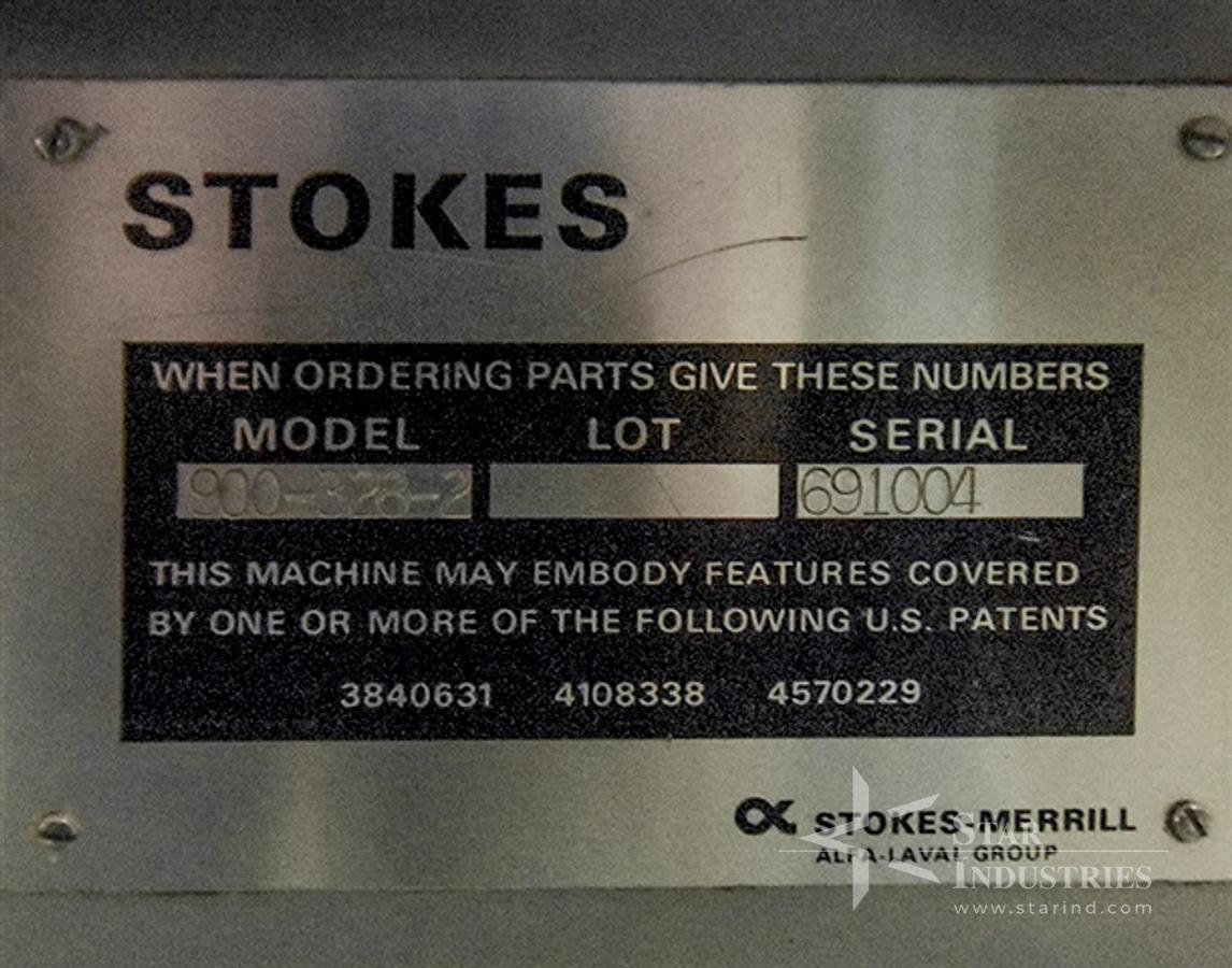 Used Stokes 328 D-tooled Bi-layer 33 station tablet press