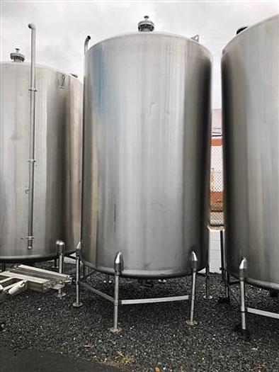 Used 2,500 gallon Perma-San S.S. Tank