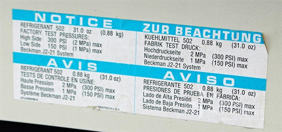 Used Beckman J-6B Centrifuge