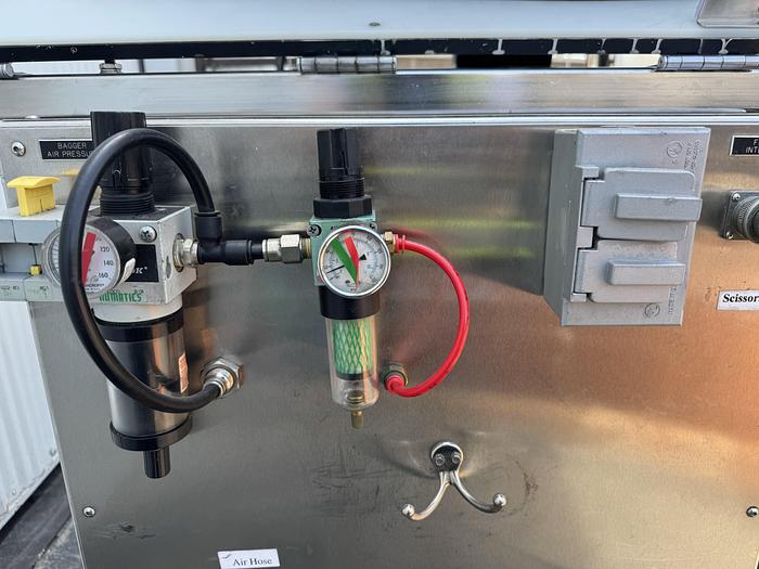 Used Phoenix Engineering Go Packer Model 1000 Pouching Machine w/ Disk Counter