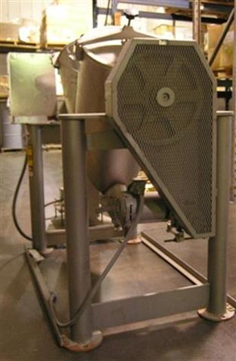 Used Patterson Kelley 5 c.f. Twin shell dry blender with bar